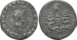 IONIA. Ephesus. Mark Antony with Octavia. Cistophorus (Circa 39 BC).