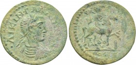 LYDIA. Mostene. Gallienus (253-268). Ae. Aurelius Zeuxis Plutiades, magistrate.