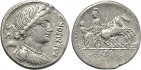 L. FARSULEIUS MENSOR. Denarius (76 BC). Rome.