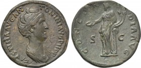 FAUSTINA I (Augusta, 138-140/1). Sestertius. Rome.