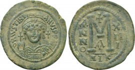 JUSTINIAN I (527-565). Follis. Nicomedia. Dated RY 13 (539/40).