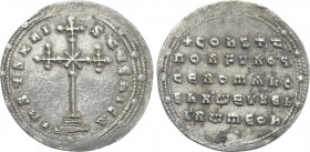 CONSTANTINE VII PORPHYROGENITUS with ROMANUS I (913-959). Miliaresion. Constantinople.