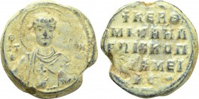 BYZANTINE LEAD SEALS. Michael, episkopos of Apameia (Circa 11th century).