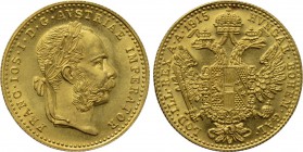AUSTRIA. Franz Josef I (1848-1916). GOLD Dukat (1915). Wien (Vienna). Restrike issue.