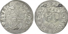 FRANCE. Murbach & Lure. Leopold V (as Prince-Abbot, 1614-1625). Doppelbatzen (1624).