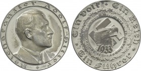 GERMANY. Third Reich. Adolf Hitler (1889-1945). AR Medal (1938). By F. Beyer.