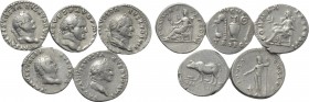 5 Denari of the Flavians.