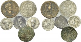6 Ancient and Moderm Coins.
