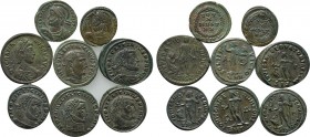 8 Coins of Licinius, Julian II and Gratian.