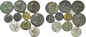 10 Roman Provincial and Imperial Coins.