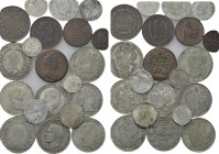20 World Coins of Austria, France, Papal State  etc.