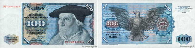 Country : GERMAN FEDERAL REPUBLIC 
Face Value : 100 Deutsche Mark 
Date : 02 jan...