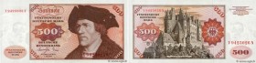 Country : GERMAN FEDERAL REPUBLIC 
Face Value : 500 Deutsche Mark 
Date : 01 juin 1977 
Period/Province/Bank : Deutsche Bundesbank 
Catalogue referenc...