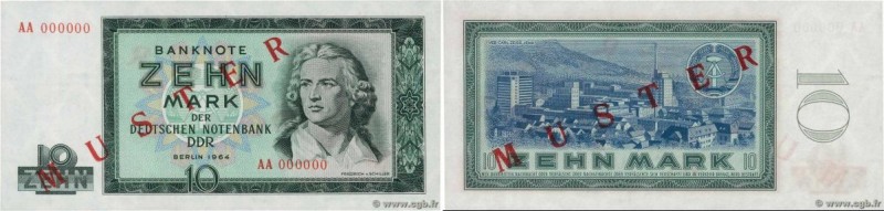 Country : GERMAN DEMOCRATIC REPUBLIC 
Face Value : 10 Mark Spécimen 
Date : 1964...