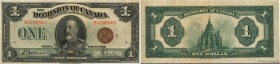 Country : CANADA 
Face Value : 1 Dollar 
Date : 02 juillet 1923 
Period/Province/Bank : Dominion of Canada 
Catalogue reference : P.33i 
Alphabet - si...