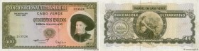 Country : CAPE VERDE 
Face Value : 500 Escudos 
Date : 29 juin 1971 
Period/Province/Bank : Banco Nacional Ultramarino 
Catalogue reference : P.53Aa 
...