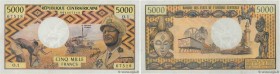 Country : CENTRAL AFRICAN REPUBLIC 
Face Value : 5000 Francs 
Date : (1971-1973) 
Period/Province/Bank : B.E.A.C. 
Department : République Centrafrica...