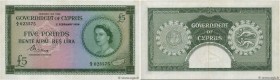 Country : CYPRUS 
Face Value : 5 Pounds 
Date : 01 février 1956 
Period/Province/Bank : Government of Cyprus 
Catalogue reference : P.36a 
Alphabet - ...