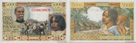 Country : COMOROS 
Face Value : 5000 Francs 
Date : (1963) 
Period/Province/Bank : Banque de Madagascar et des Comores 
Catalogue reference : P.6c 
Al...