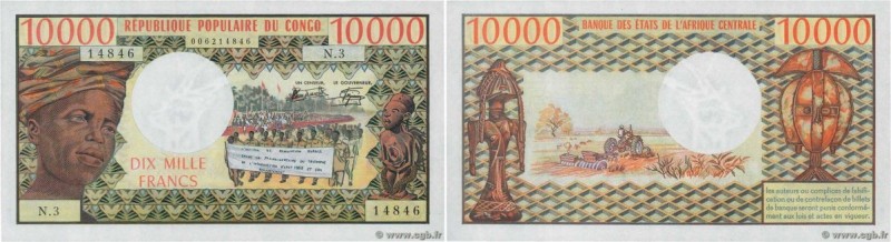 Country : CONGO 
Face Value : 10000 Francs 
Date : (1978) 
Period/Province/Bank ...