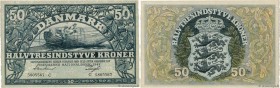 Country : DENMARK 
Face Value : 50 Kroner 
Date : 1942 
Period/Province/Bank : Danmarks Nationalbank 
Catalogue reference : P.32d 
Alphabet - signatur...