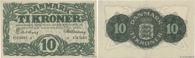 Country : DENMARK 
Face Value : 10 Kroner 
Date : 1945 
Period/Province/Bank : Danmarks Nationalbank 
Catalogue reference : P.37c 
Alphabet - signatur...