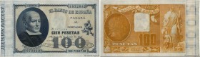 Country : SPAIN 
Face Value : 100 Pesetas 
Date : 24 juin 1898 
Period/Province/Bank : Banco de Espana 
Catalogue reference : P.48 
Alphabet - signatu...