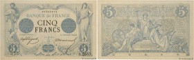 Country : FRANCE 
Face Value : 5 Francs NOIR 
Date : 05 juin 1873 
Period/Province/Bank : Banque de France, XXe siècle 
Catalogue reference : F.01.19 ...