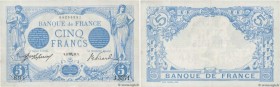 Country : FRANCE 
Face Value : 5 Francs BLEU 
Date : 17 octobre 1913 
Period/Province/Bank : Banque de France, XXe siècle 
Catalogue reference : F.02....