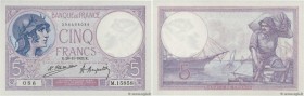 Country : FRANCE 
Face Value : 5 Francs VIOLET 
Date : 28 novembre 1923 
Period/Province/Bank : Banque de France, XXe siècle 
Catalogue reference : F....