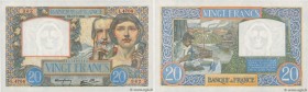 Country : FRANCE 
Face Value : 20 Francs TRAVAIL ET SCIENCE 
Date : 17 juillet 1941 
Period/Province/Bank : Banque de France, XXe siècle 
Catalogue re...