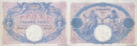 Country : FRANCE 
Face Value : 50 Francs BLEU ET ROSE 
Date : 31 janvier 1917 
Period/Province/Bank : Banque de France, XXe siècle 
Catalogue referenc...