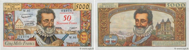 Country : FRANCE 
Face Value : 50 NF sur 5000 Francs HENRI IV 
Date : 30 octobre...