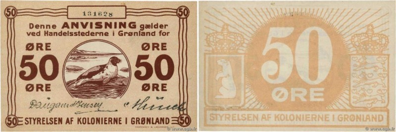 Country : GREENLAND 
Face Value : 50 Ore 
Date : (1913) 
Period/Province/Bank : ...