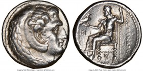 MACEDONIAN KINGDOM. Alexander III the Great (336-323 BC). AR tetradrachm (24mm, 17.20 gm, 1h). NGC Choice VF 4/5 - 3/5. Susa, ca. 325-320 BC. Head of ...