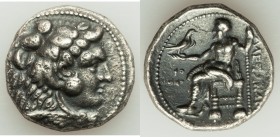 MACEDONIAN KINGDOM. Alexander III the Great (336-323 BC). AR tetradrachm (25mm, 16.73 gm, 5h). XF. Posthumous issue of Ake or Tyre, dated Regnal Year ...