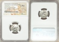 MACEDONIAN KINGDOM. Alexander III the Great (336-323 BC). AR drachm (18mm, 6h). NGC AU. Posthumous issue of Magnesia, ca. 305-297 BC. Head of Heracles...