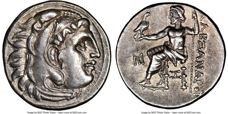 MACEDONIAN KINGDOM. Alexander III the Great (336-323 BC). AR drachm (18mm, 11h)....