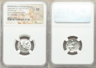 MACEDONIAN KINGDOM. Alexander III the Great (336-323 BC). AR drachm (18mm, 12h). NGC XF. Posthumous issue of Abydus (?), ca. 310-301 BC. Head of Herac...
