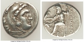 MACEDONIAN KINGDOM. Alexander III the Great (336-323 BC). AR drachm (17mm, 4.23 gm, 3h). XF. Posthumous issue of Lampsacus, ca. 320-305 BC. Head of He...