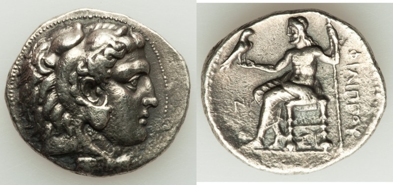 MACEDONIAN KINGDOM. Philip III Arrhidaeus (323-317 BC). AR tetradrachm (29mm, 16...
