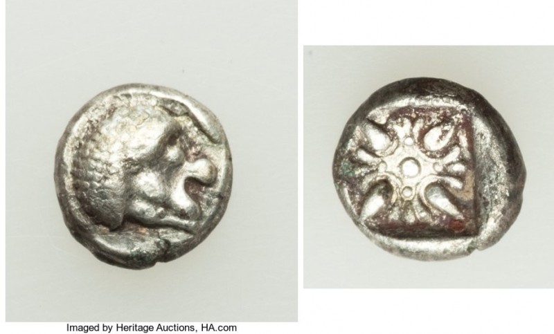 IONIA. Miletus. Ca. late 6th-5th centuries BC. AR 1/12 stater or obol (9mm, 0.95...