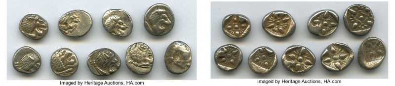 ANCIENT LOTS. Greek. Ionia. Miletus. Ca. late 6th-5th centuries BC. Lot of nine ...