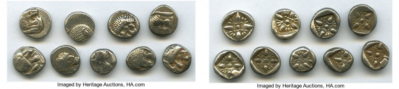 ANCIENT LOTS. Greek. Ionia. Miletus. Ca. late 6th-5th centuries BC. Lot of nine ...