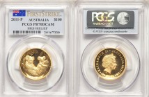 Elizabeth II gold Proof High Relief "Koala" 100 Dollars 2011-P PR70 Deep Cameo PCGS, Perth mint, KM1608. Mintage: 2,000. High Relief, First Strike Iss...