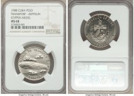 Republic Peso 1988 MS68 NGC, KM269. Mintage: 1,000. Transportation commemorative-Zeppelin. 

HID09801242017

© 2020 Heritage Auctions | All Rights...