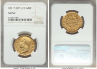 Napoleon gold 40 Francs 1811-A AU50 NGC, Paris mint, KM696.1. AGW 0.3734 oz. 

HID09801242017

© 2020 Heritage Auctions | All Rights Reserve
