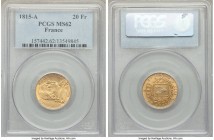 Louis XVIII gold 20 Francs 1815-A MS62 PCGS, Paris mint, KM706.1, Fr-525. 

HID09801242017

© 2020 Heritage Auctions | All Rights Reserve