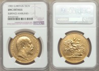 Edward VII gold 5 Pounds 1902 UNC Details (Surface Hairlines) NGC, KM807, S-3965. AGW 1.1775 oz. 

HID09801242017

© 2020 Heritage Auctions | All ...
