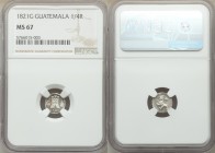 Ferdinand VII 1/4 Real 1821-G MS67 NGC, Nueva Guatemala mint, KM72. Gem and frosty. 

HID09801242017

© 2020 Heritage Auctions | All Rights Reserv...